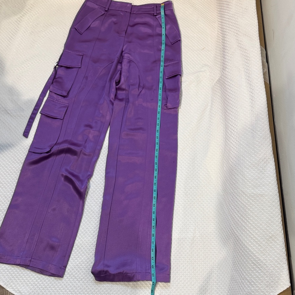 Purple Women's Cargo Pants - Picture 5 of 10